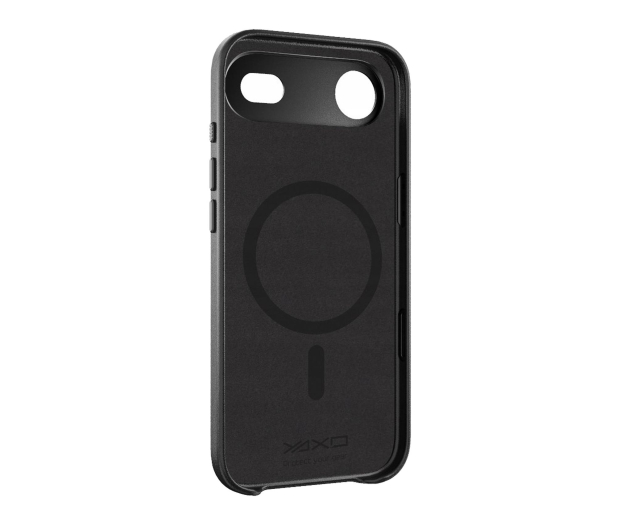 YAXO Leather Gear Slim Case MagSafe iPhone 17 Air Dusty Black - 1455879 - zdjęcie 3